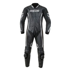 Sedici Palermo Black and White One-Piece Racing Suit Size 42 brand new with tags